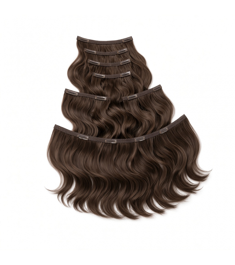 Seven-Piece Clip-In Set (7 Pieces) | 18″ Body Wave