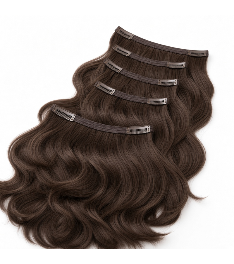 Seven-Piece Clip-In Set (7 Pieces) | 18″ Body Wave