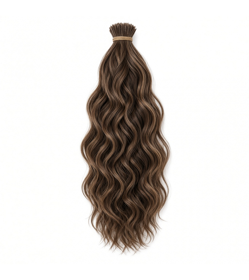 Natural-Wave I-Tip (20g) | 14″ Natural Wave