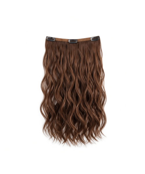 Slim Clip-In (Single Piece) - Natural Wave | 18″ Medium (3 Clips)