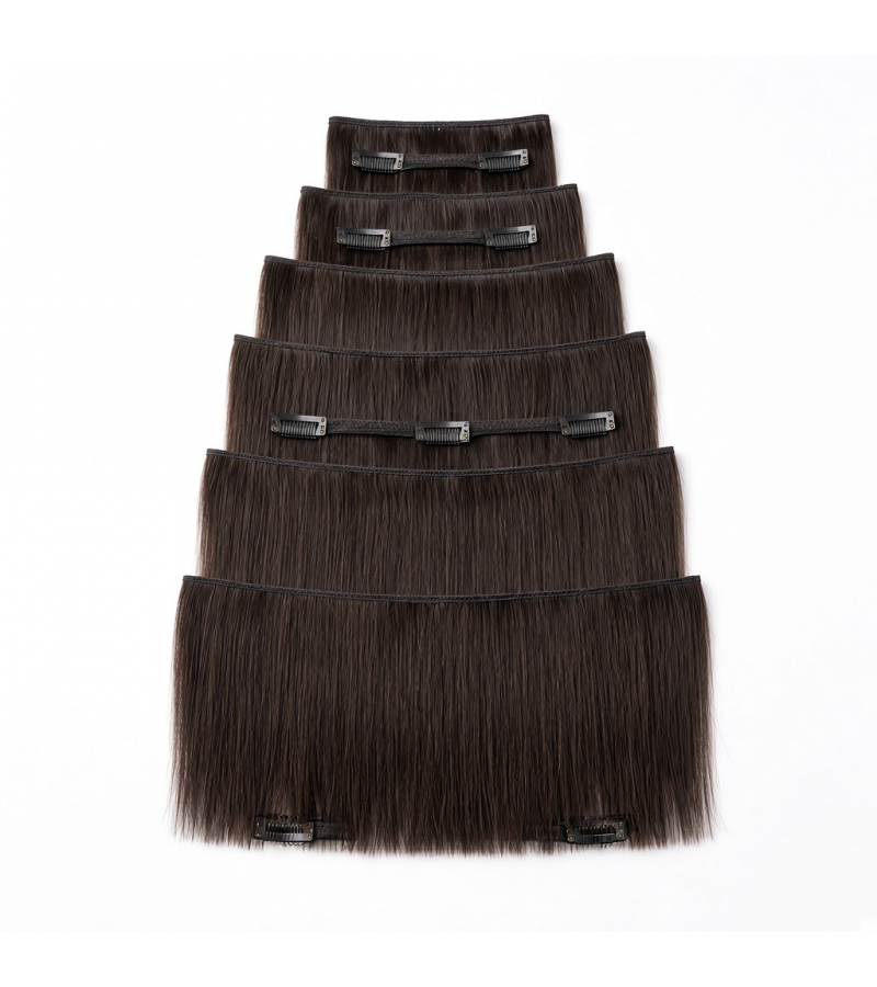 Six-Piece Clip-In Set (6 Pieces) | 22″ Straight