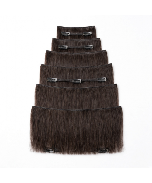 Six-Piece Clip-In Set (6 Pieces) | 22″ Straight