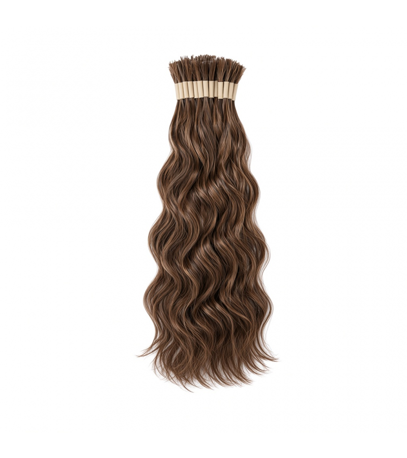 Natural-Wave I-Tip (20g) | 18″ Natural Wave