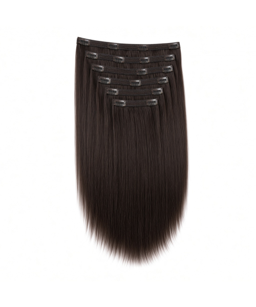 Six-Piece Clip-In Set (6 Pieces) | 18″ Straight