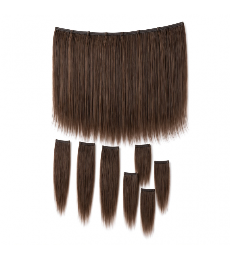 Seven-Piece Clip-In Set (7 Pieces) | 14″ Straight