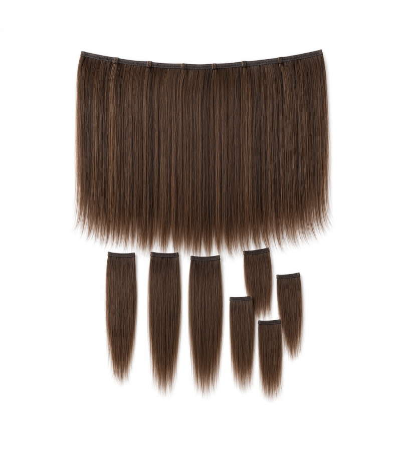 Seven-Piece Clip-In Set (7 Pieces) | 14″ Straight