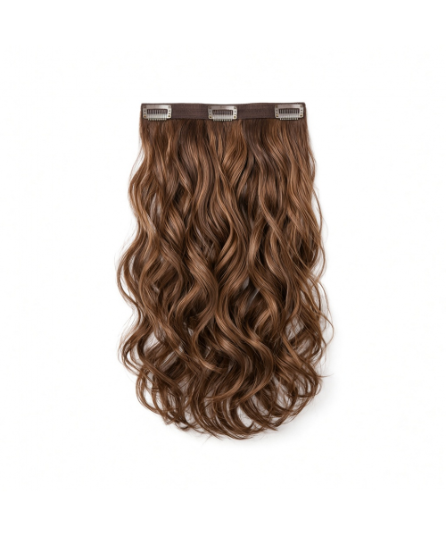 Slim Clip-In (Single Piece) - Natural Wave | 14″ Medium (3 Clips)