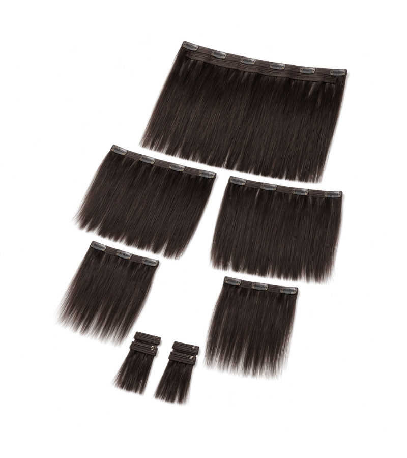 Seven-Piece Clip-In Set (7 Pieces) | 18″ Straight