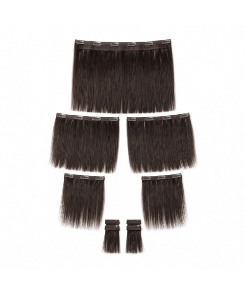 Seven-Piece Clip-In Set (7 Pieces) | 18″ Straight