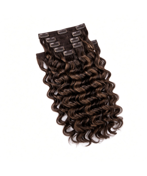 Seven-Piece Clip-In Set (7 Pieces) | 18″ Loose Spiral Curl