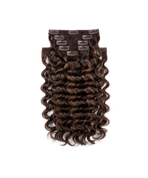 Seven-Piece Clip-In Set (7 Pieces) | 18″ Loose Spiral Curl