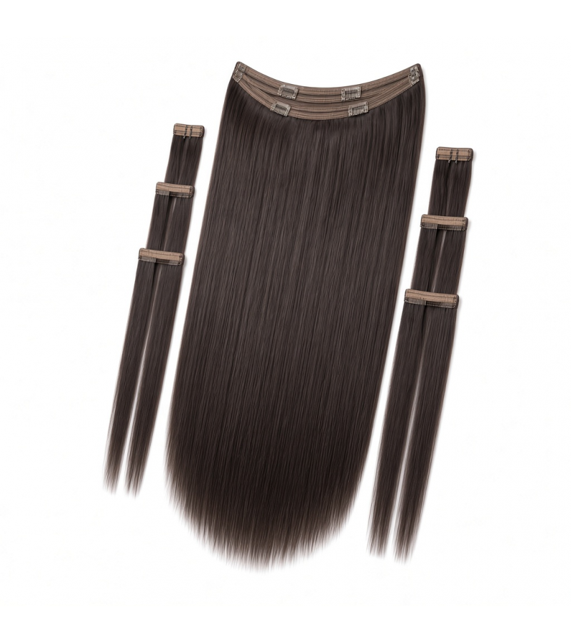 Seven-Piece Clip-In Set (7 Pieces) | 26″ Straight