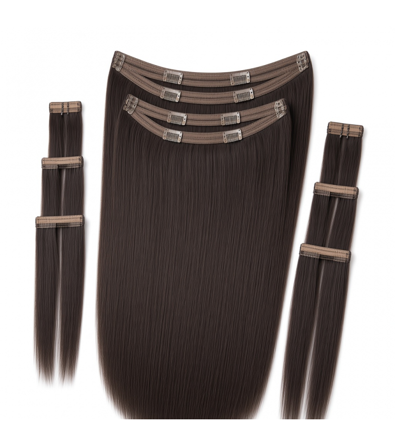 Seven-Piece Clip-In Set (7 Pieces) | 26″ Straight
