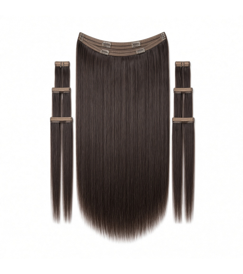 Seven-Piece Clip-In Set (7 Pieces) | 26″ Straight